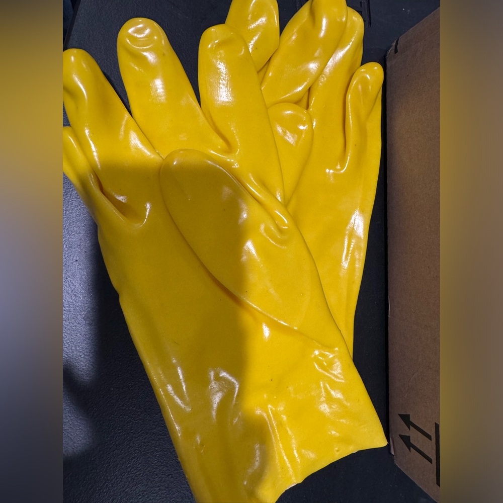 Multimaster Yellow Rubber Gloves-Brand New